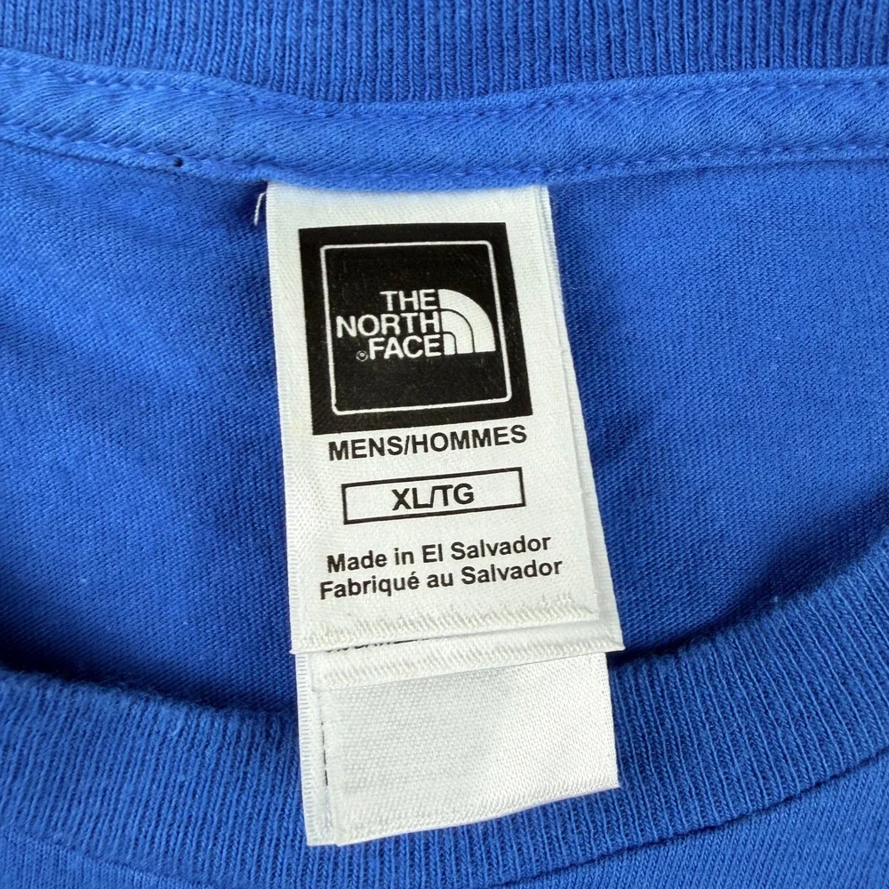 The North Face Mens Blue Camo Logo Graphic‎ T-Shirt XL
